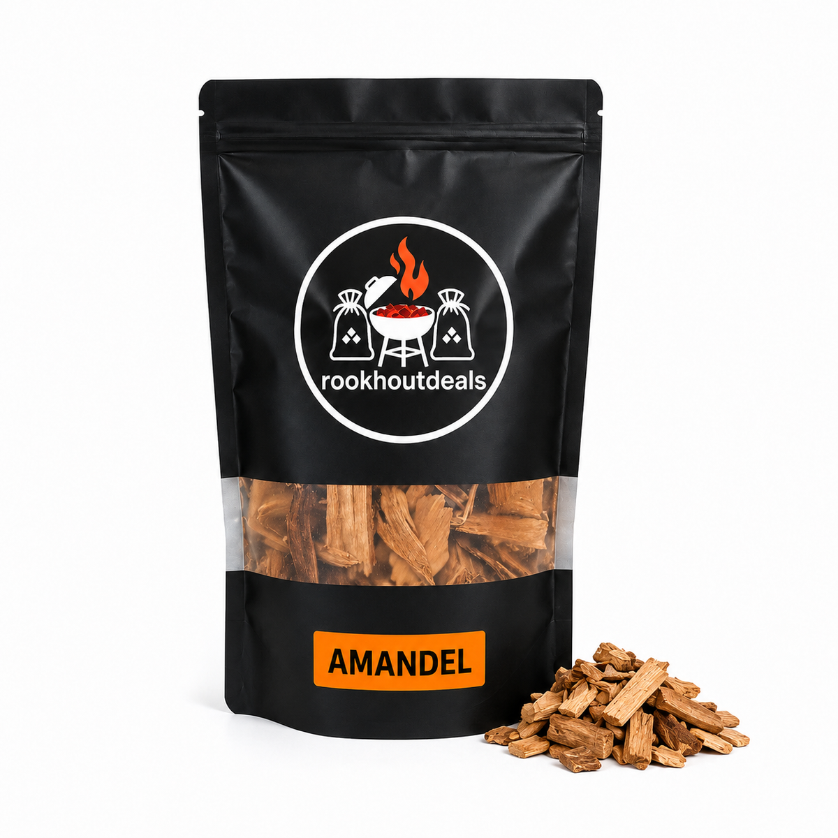 Mandelholz Räucherchunks - mild & nussig - ab 1 kg